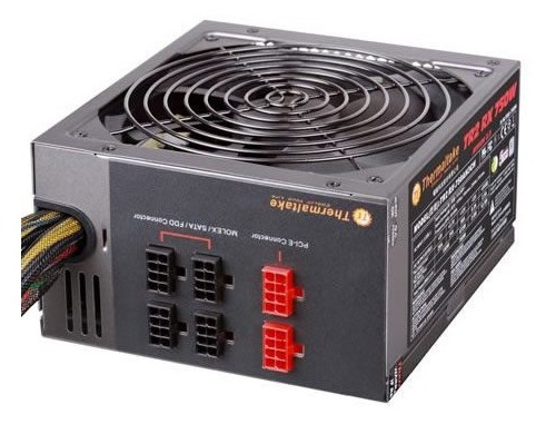 Блок питания Thermaltake ATX 750W W0427RE NEVA 80+ gold APFC 12*SATA Cab Manag I/O switch RTL