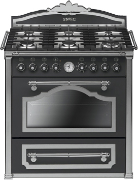 Газовая плита Smeg CC9GAS Anthracite