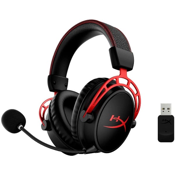 Компьютерная гарнитура HyperX Cloud Alpha Wireless (CA002) стерео черный/красный