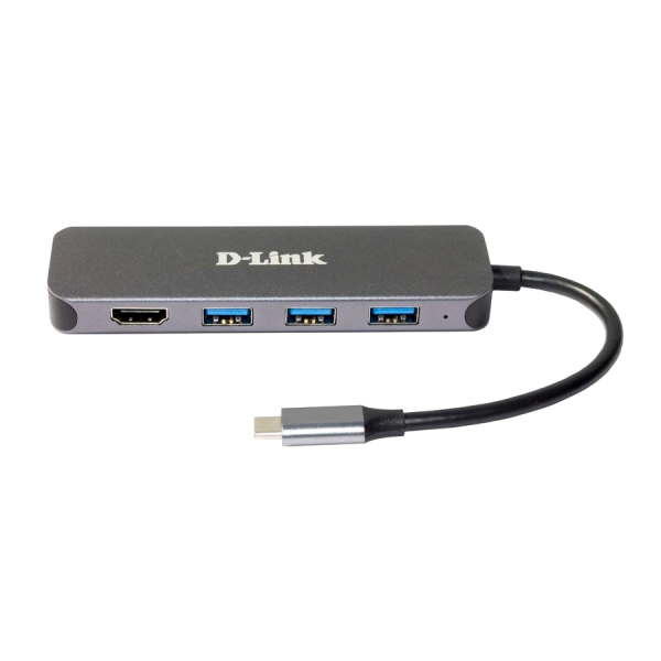 USB-Хаб D-link DUB-2333 серебристый